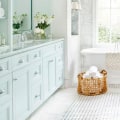 What are timeless bathroom fixture finishes?